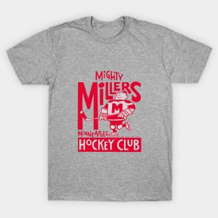 Classic Minneapolis Mighty Millers Hockey T-Shirt